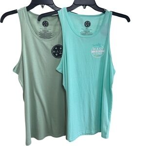 NWT Bundle of 2 Maui and Sons Mens Graphic Tank Top Size Small
